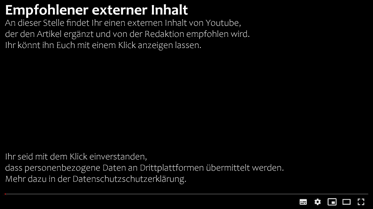 Youtube Vorschau - Video ID zlsi5bhlofk